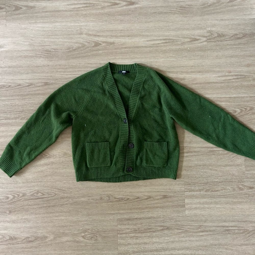 Uniqlo Forest Green Women's Cardigan